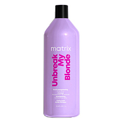 Matrix Unbreak My Blonde - Шампунь безсульфатный для укрепления осветленных волос, 1000мл