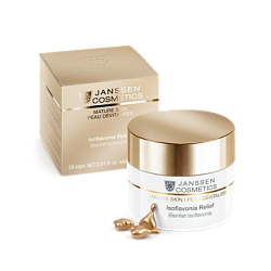 Janssen Cosmetics Mature Skin Isoflavonia Relief - Капсулы с фитоэстрогенами и гиалуроновой кислотой, 50шт