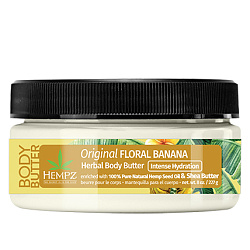 Hempz Original Floral Banana Herbal Body Butter - Крем питательный для тела Оригинальный, 227гр