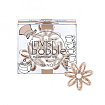 Invisibobble NANO Tea Party Spark - Резинка-браслет для волос, сияющая бронзовая, 3шт