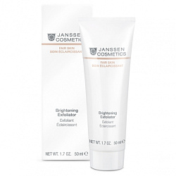 Janssen Cosmetics Fair Skin Brightening Exfoliator - Пилинг-крем для выравнивания цвета лица, 50мл