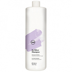 360 Be Silver Shampoo - Шампунь антижелтый для волос, 1000мл