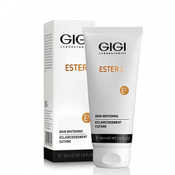GIGI Ester C Skin Whitening Cream - Крем, улучшающий цвет лица, 50мл