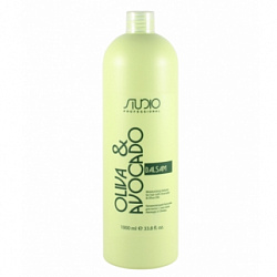 Kapous Professional Studio - Бальзам увлажняющий для волос с маслом авакадо и оливы, 1000мл 