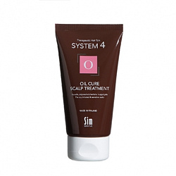 Sim Sensitive System 4 - Маска-пилинг О для глубокого очищения кожи головы, 75мл