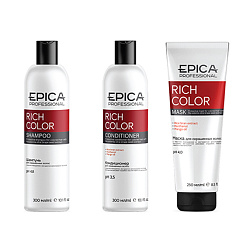 Epica Rich Color - Набор (шампунь 300мл+кондиционер 300мл+маска 250мл)