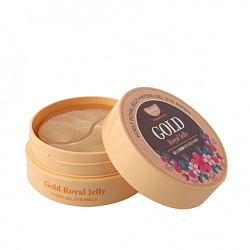 Koelf Hydro Gel Gold and Royal Jelly Eye Patch - Гидрогелевые патчи для глаз Золото и пчелиное маточное молочко, 60шт