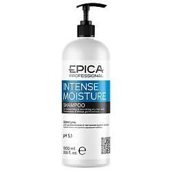 Epica Intense Moisture - Шампунь для увлажнения и питания сухих волос, 1000мл