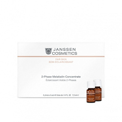 Janssen Cosmetics Fair 2-Phase Melafadin Concentrate - Комплекс двухфазный осветляющий, 4*710мл