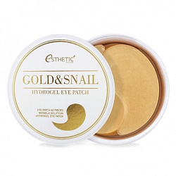 Esthetic House Gold & Snail - Гидрогелевые патчи для глаз, 60шт