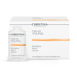 Christina Forever Young-Repairing – Ночной восстанавливающий крем в саше, 30*1,5мл
